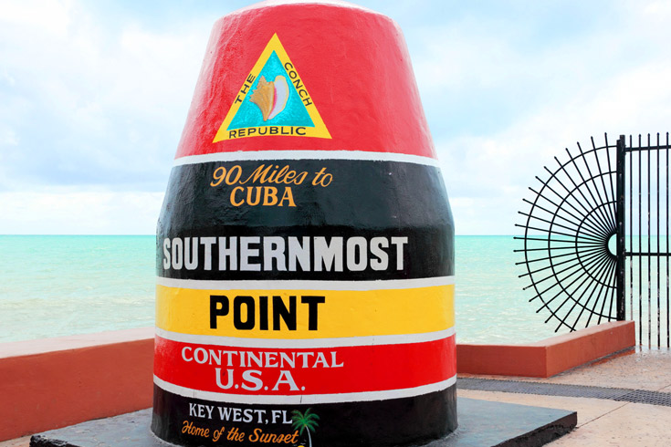 Snap your photo in the most southern point in the continental U.S., definitely worth posting on Facebook.